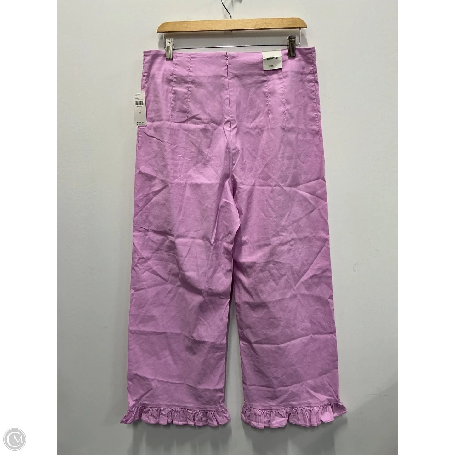 Pants Cropped By Maeve In Purple, Size: 10