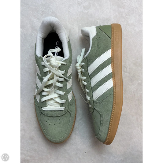 Shoes Athletic By Adidas In Green & White, Size: 6.5