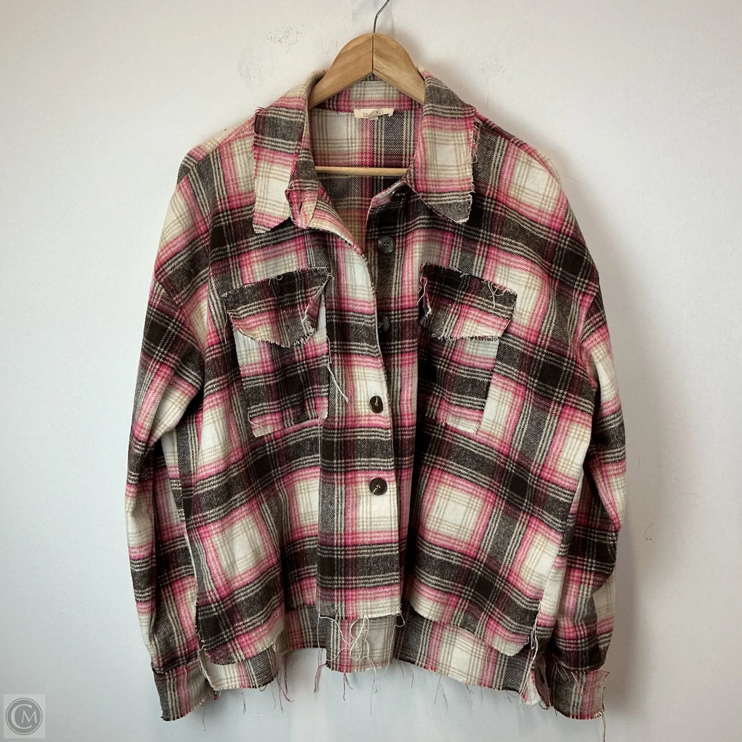 Jacket Other By La Miel In Plaid Pattern, Size: M