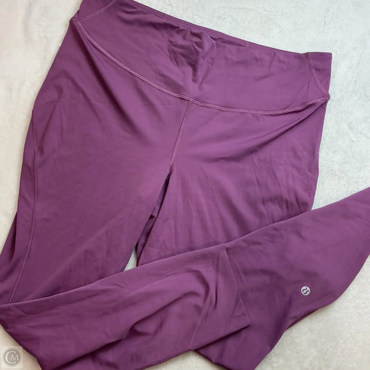 Athletic Leggings By Lululemon In Mauve, Size: 16
