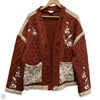 Jacket Puffer & Quilted By Pol In Orange, Size: L