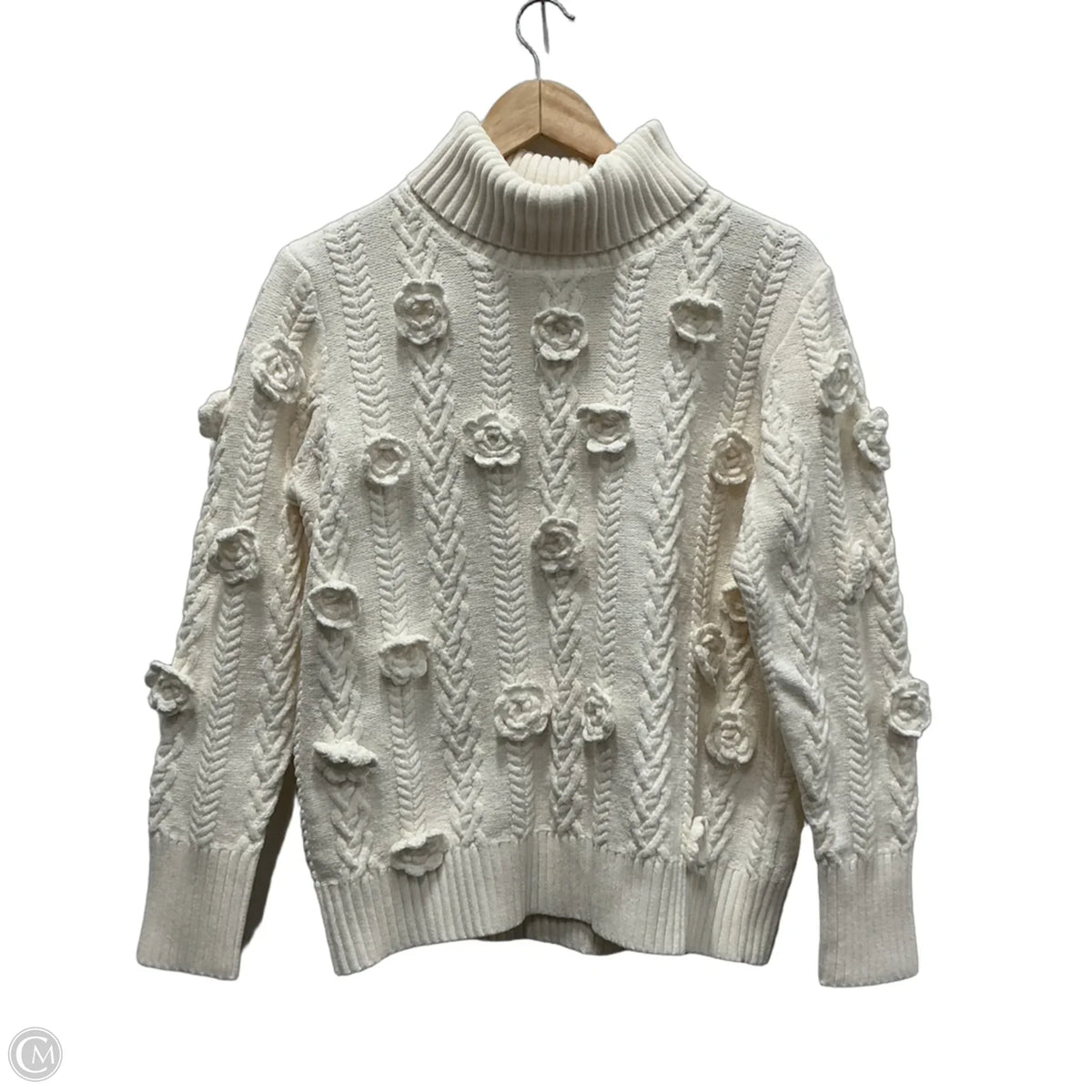 Sweater By Boston Proper In White, Size: M