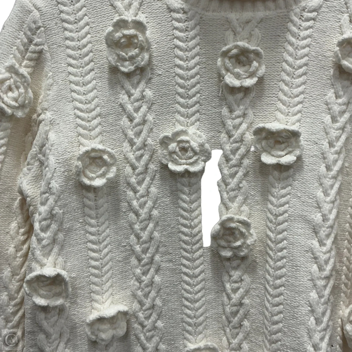 Sweater By Boston Proper In White, Size: M