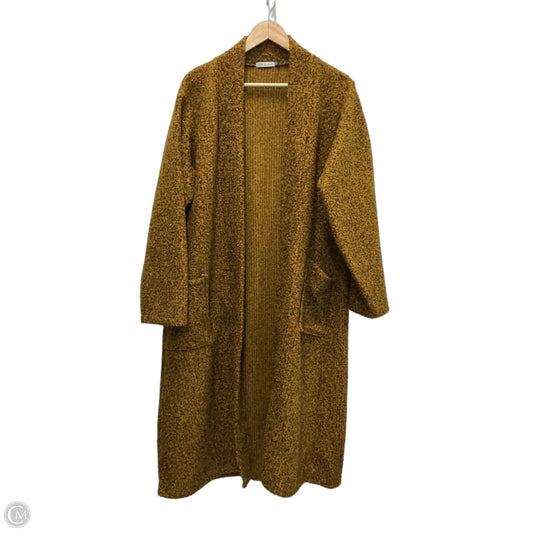 Sweater Cardigan By Zara In Yellow, Size: Xxl