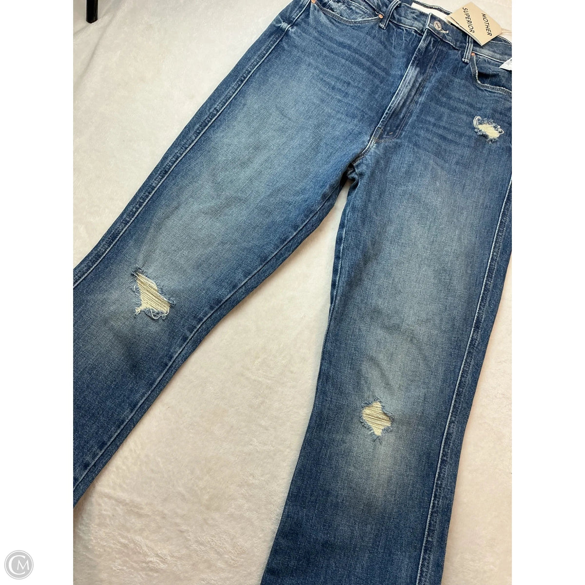 Jeans Designer By Mother In Blue Denim, Size: 8
