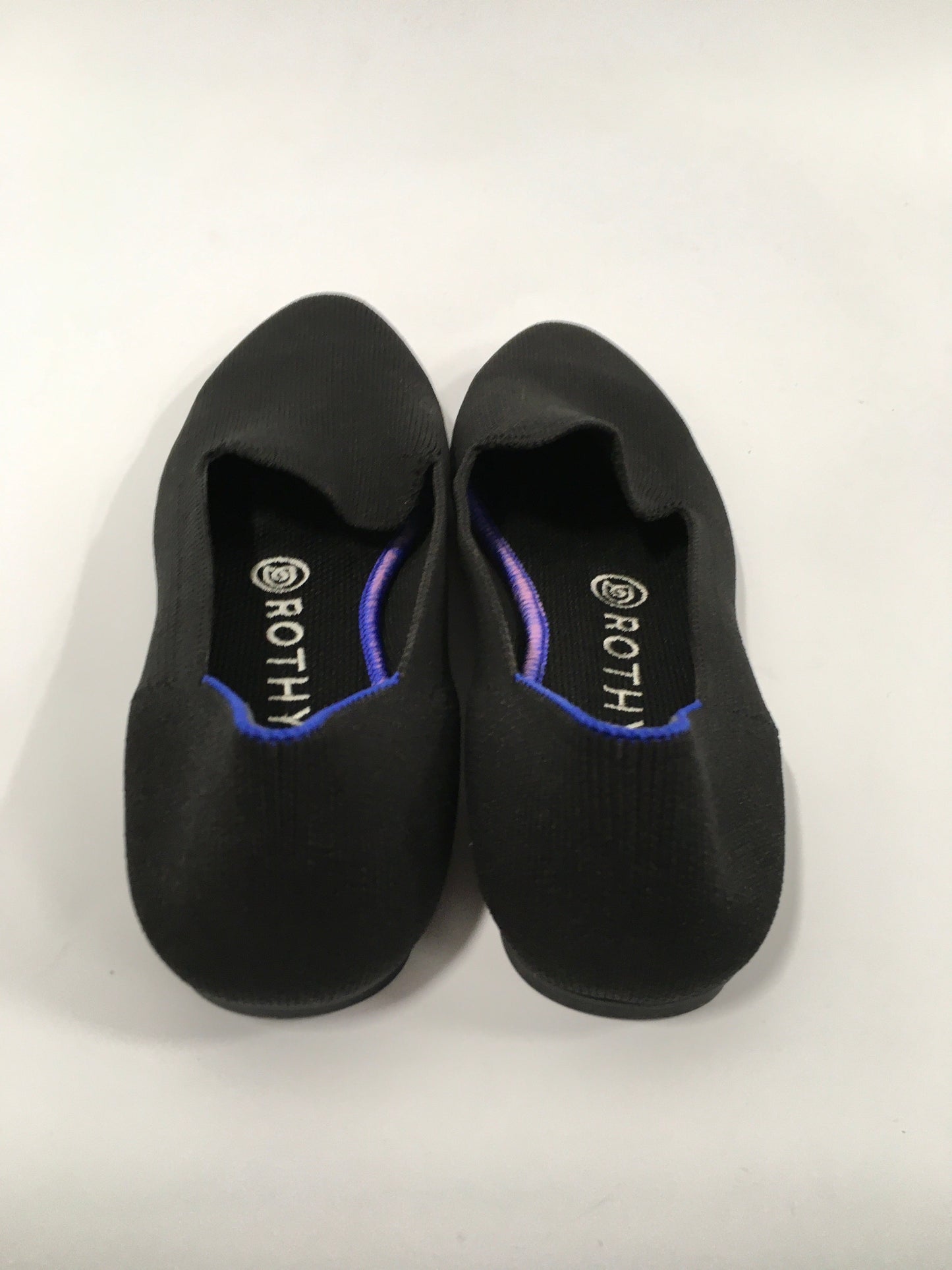 Black Shoes Flats Ballet Rothys, Size 7