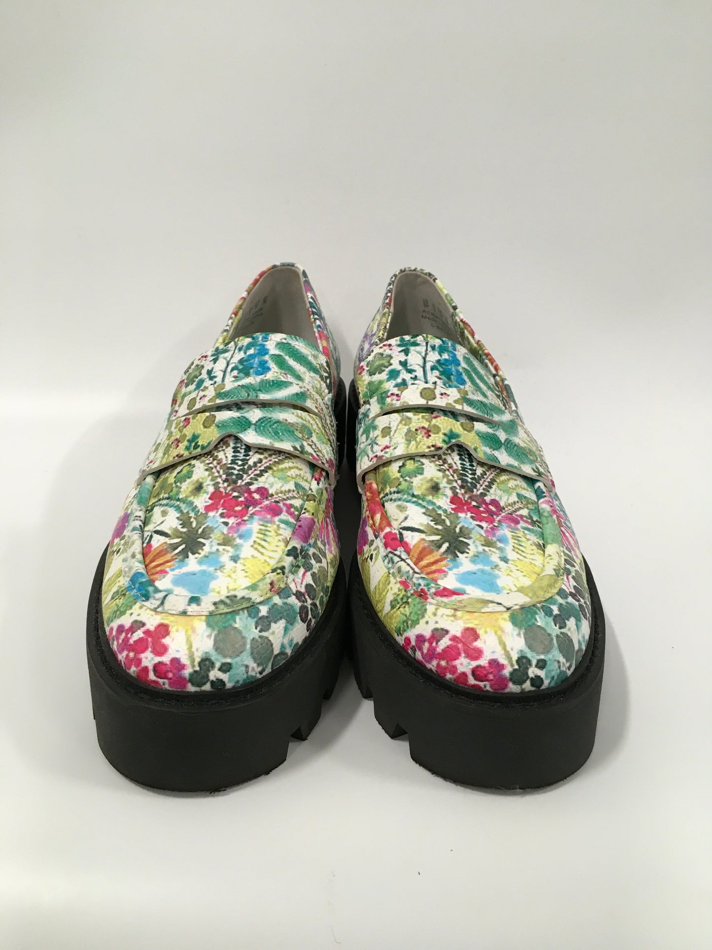 Floral Print Shoes Flats Franco Sarto, Size 9