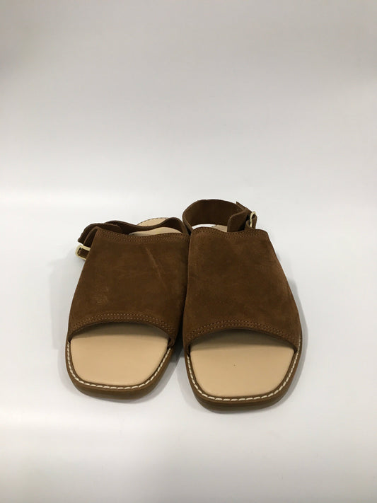 Brown Sandals Flats ILARIA Sartori, Size 9