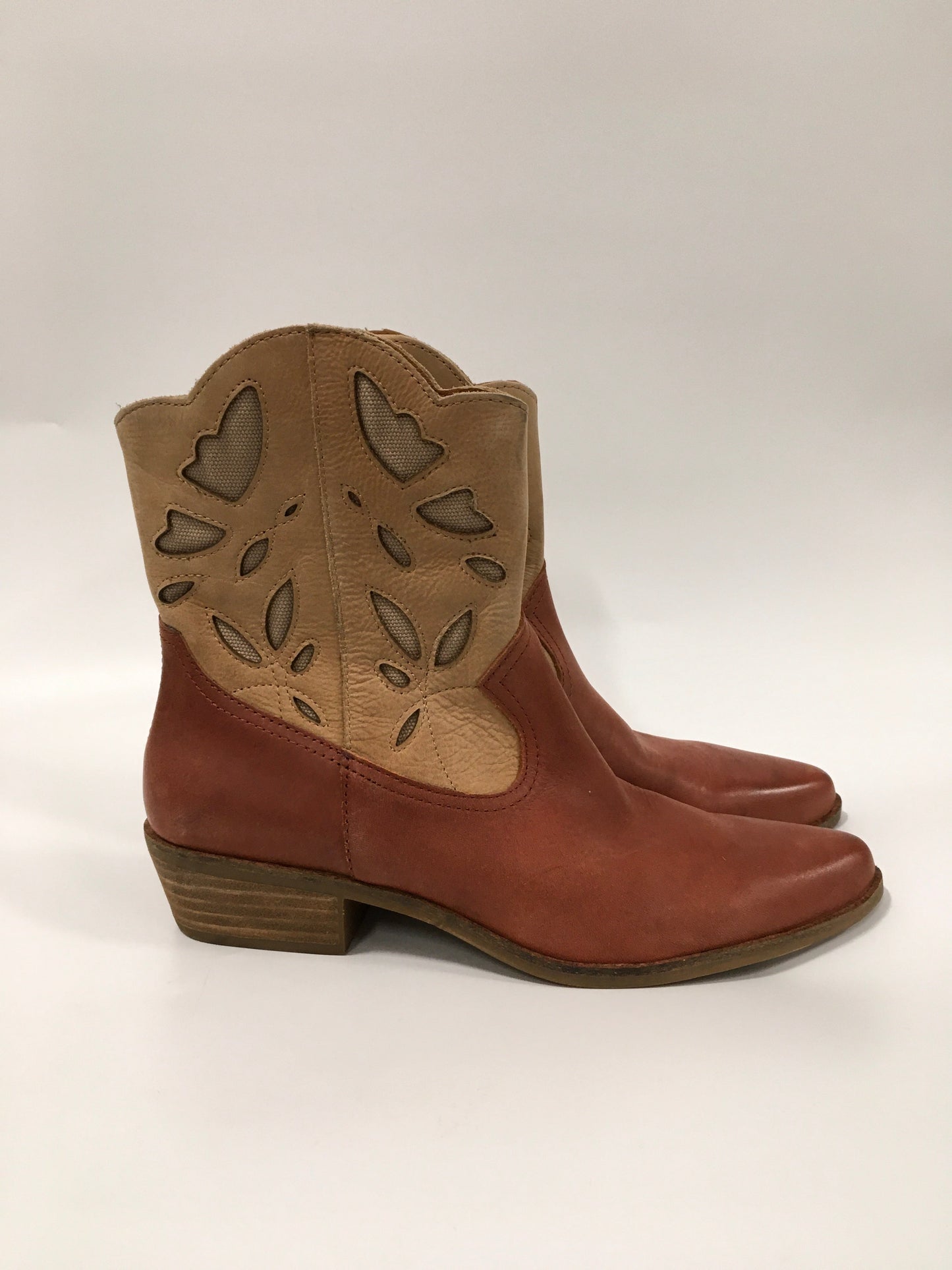 Boots Western By Lucky Brand In Tan, Size: 7.5