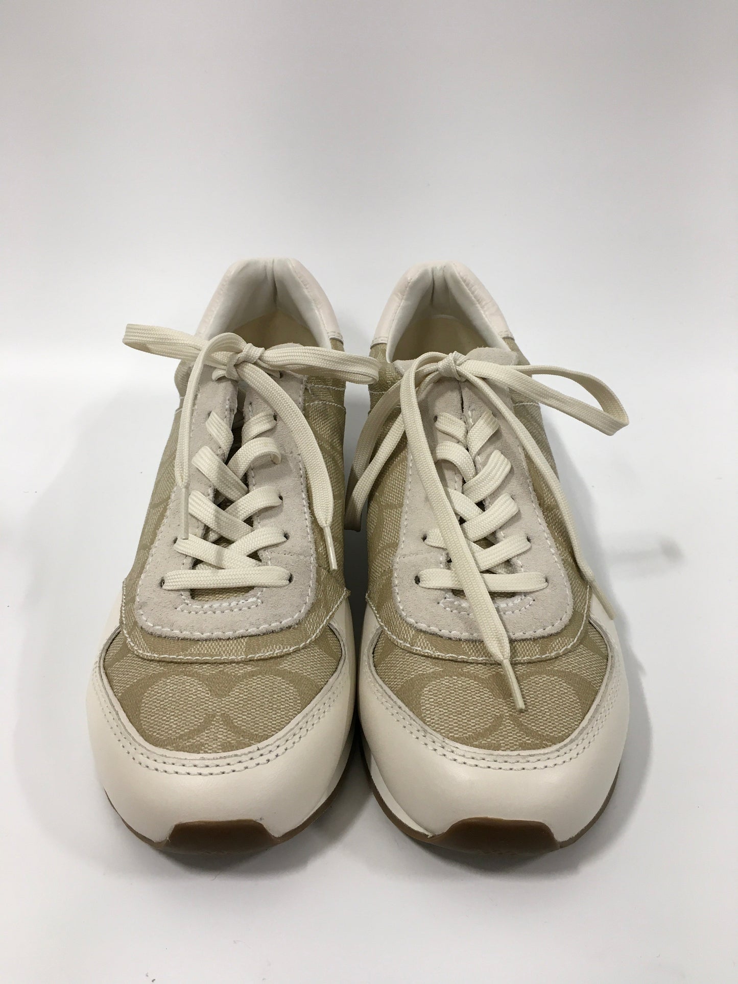 Cream Shoes Sneakers Coach, Size 10