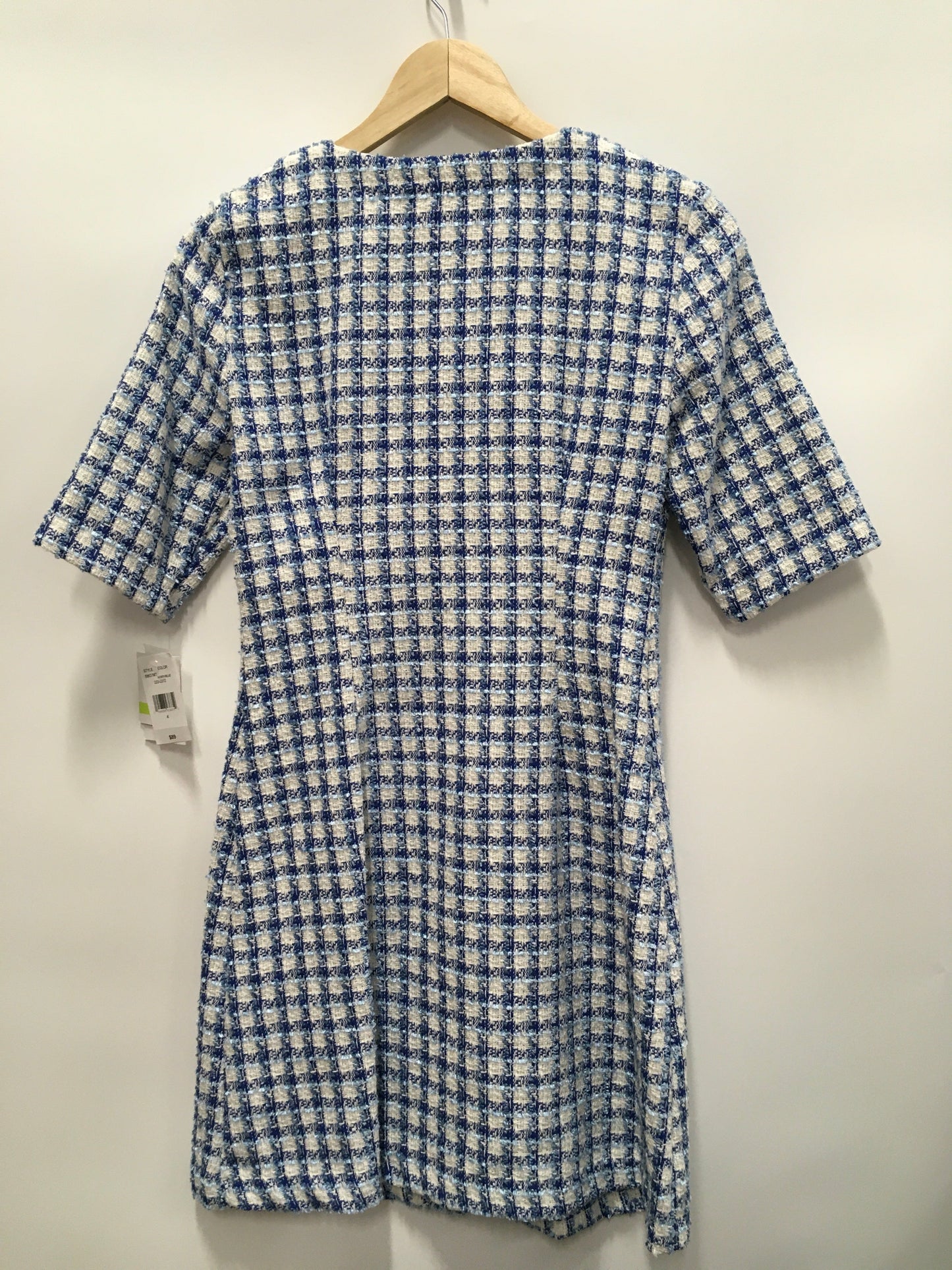 Blue & White Dress Work Clothes Mentor, Size S