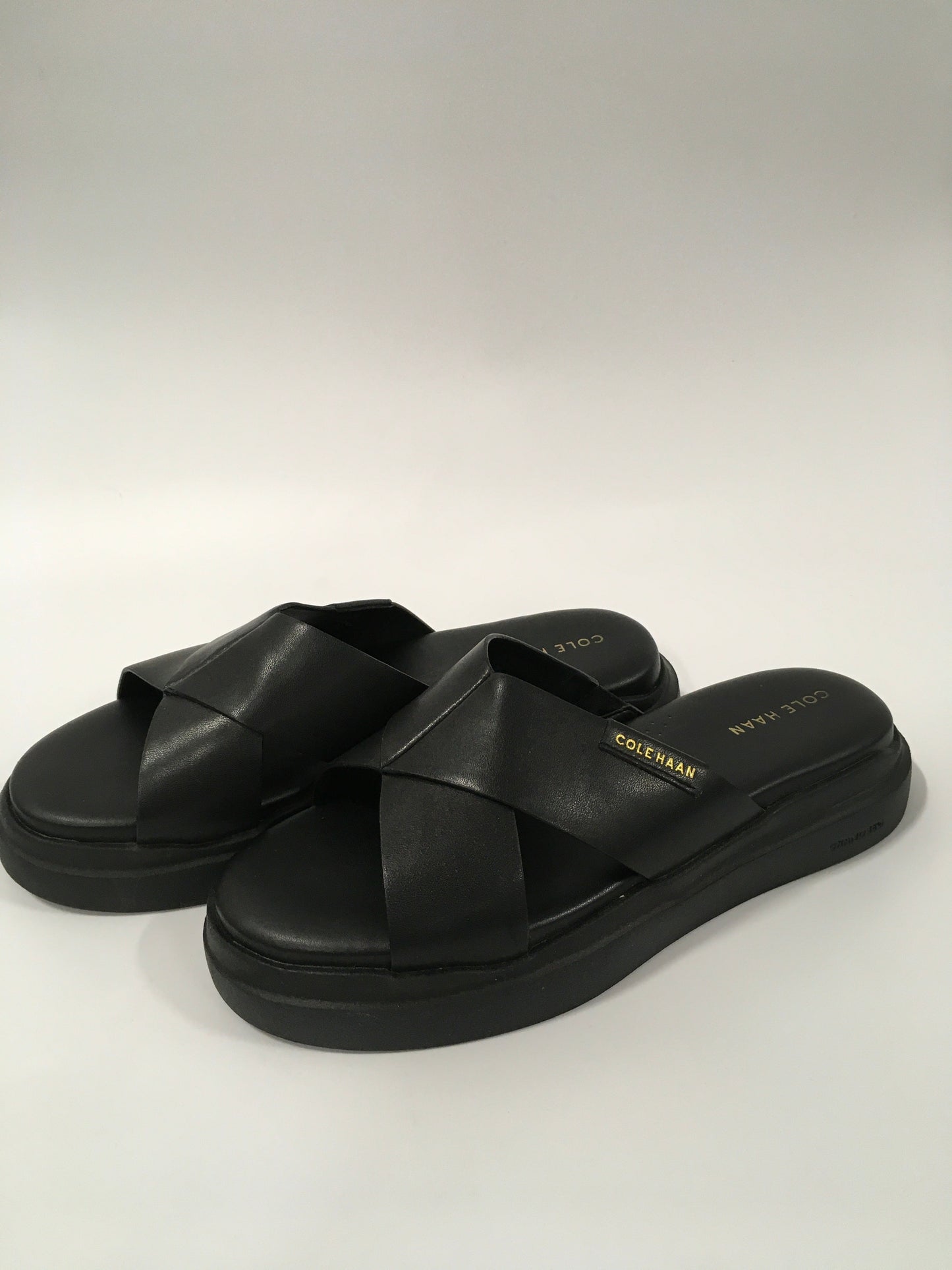 Black Sandals Flats Cole-haan, Size 6
