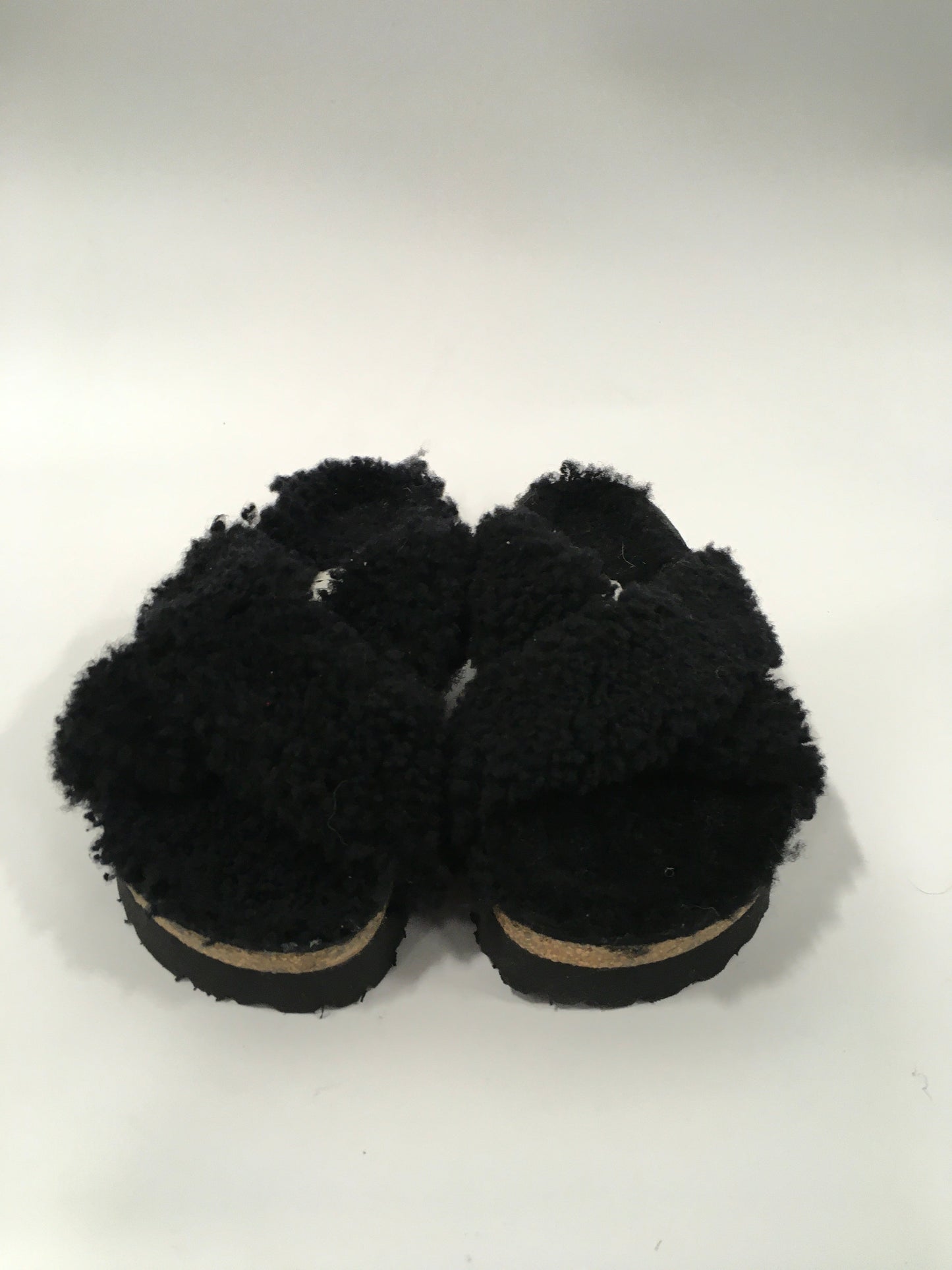 Black Sandals Flats Birkenstock, Size 6.5
