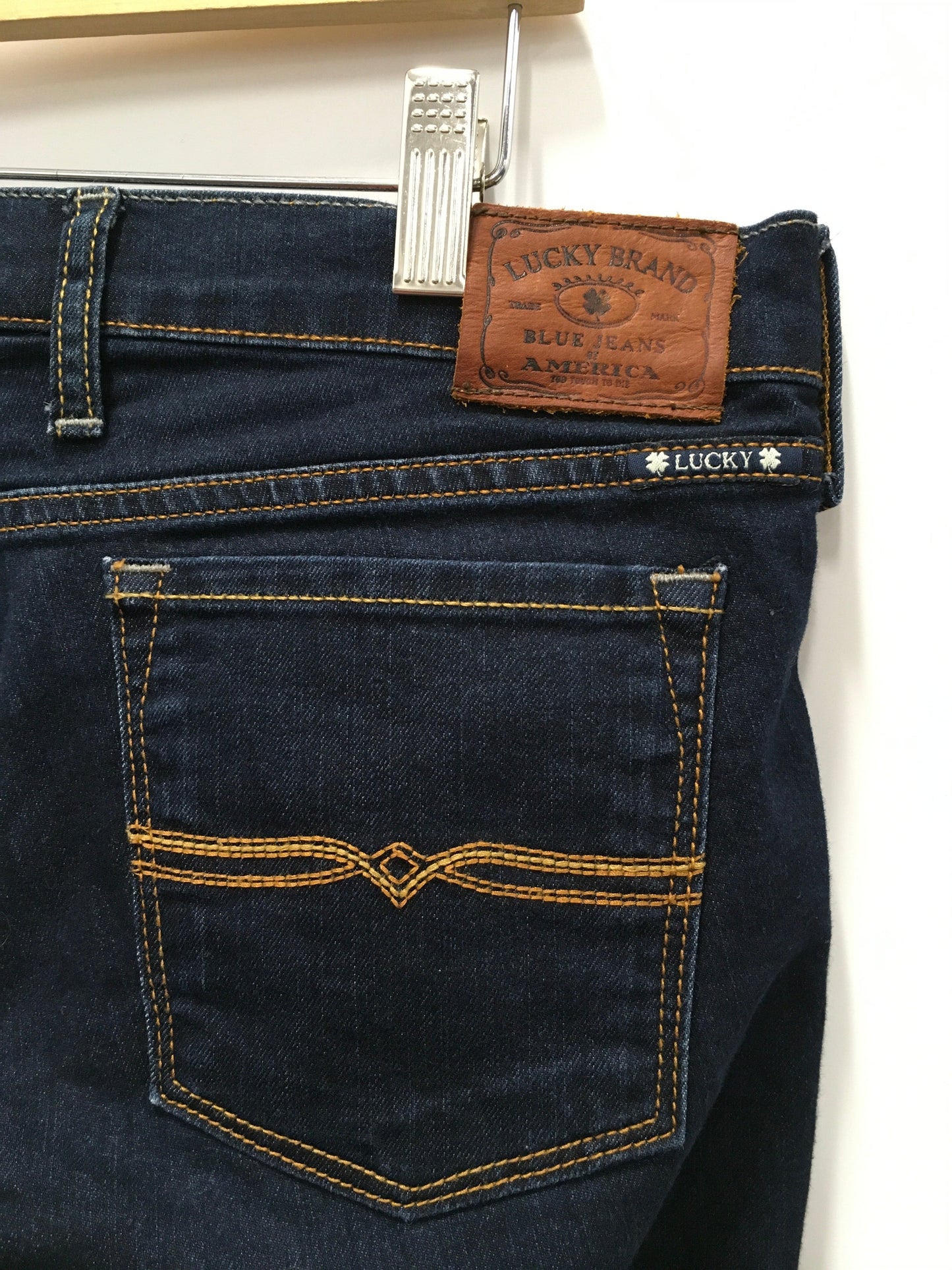 Blue Denim Jeans Skinny Lucky Brand, Size 8