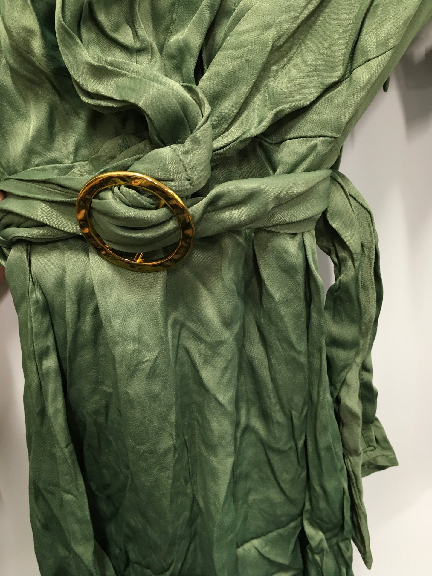 Green Dress Casual Short Zara, Size Xs