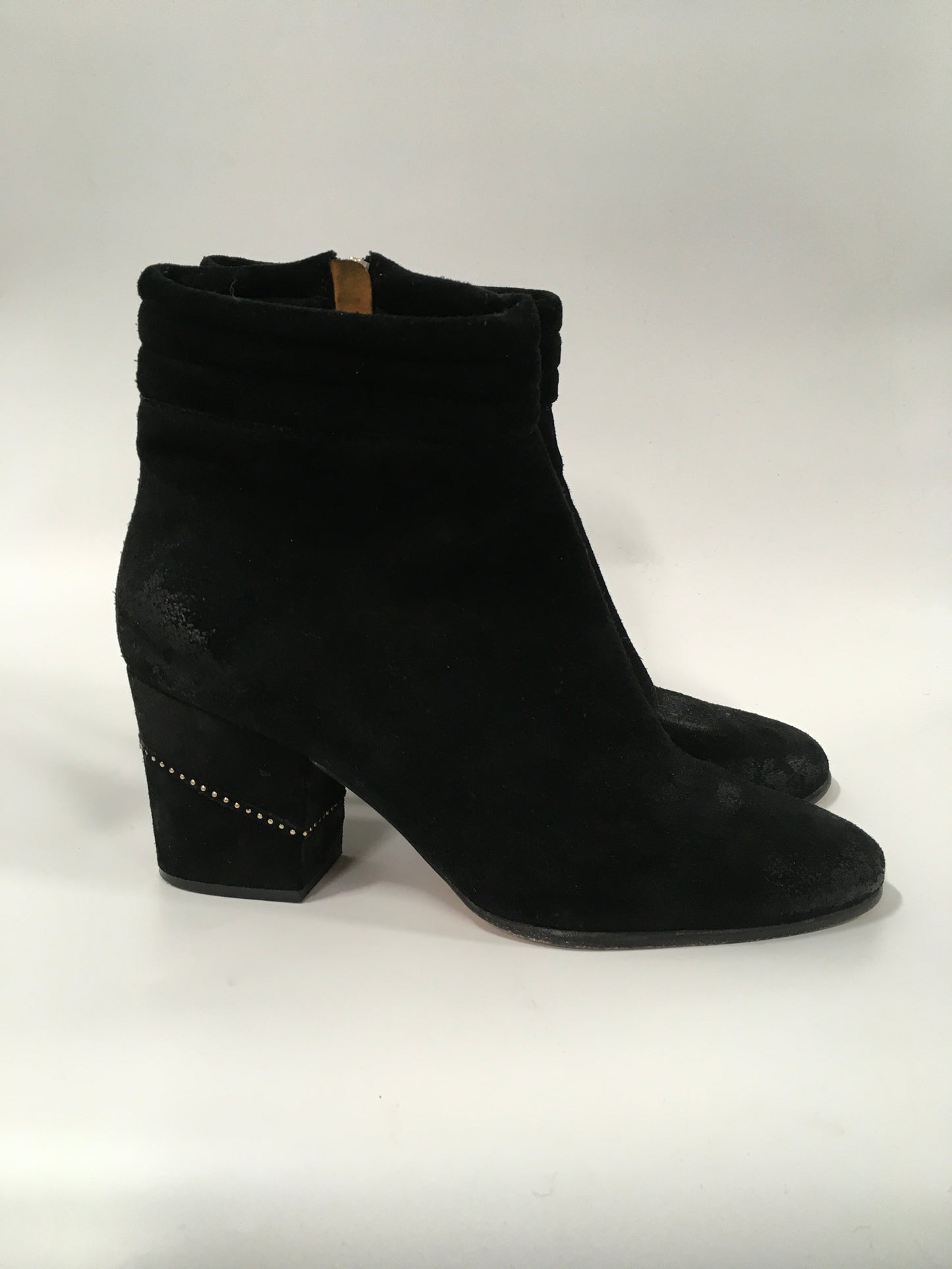 Black Boots Ankle Heels Rebecca Minkoff, Size 9