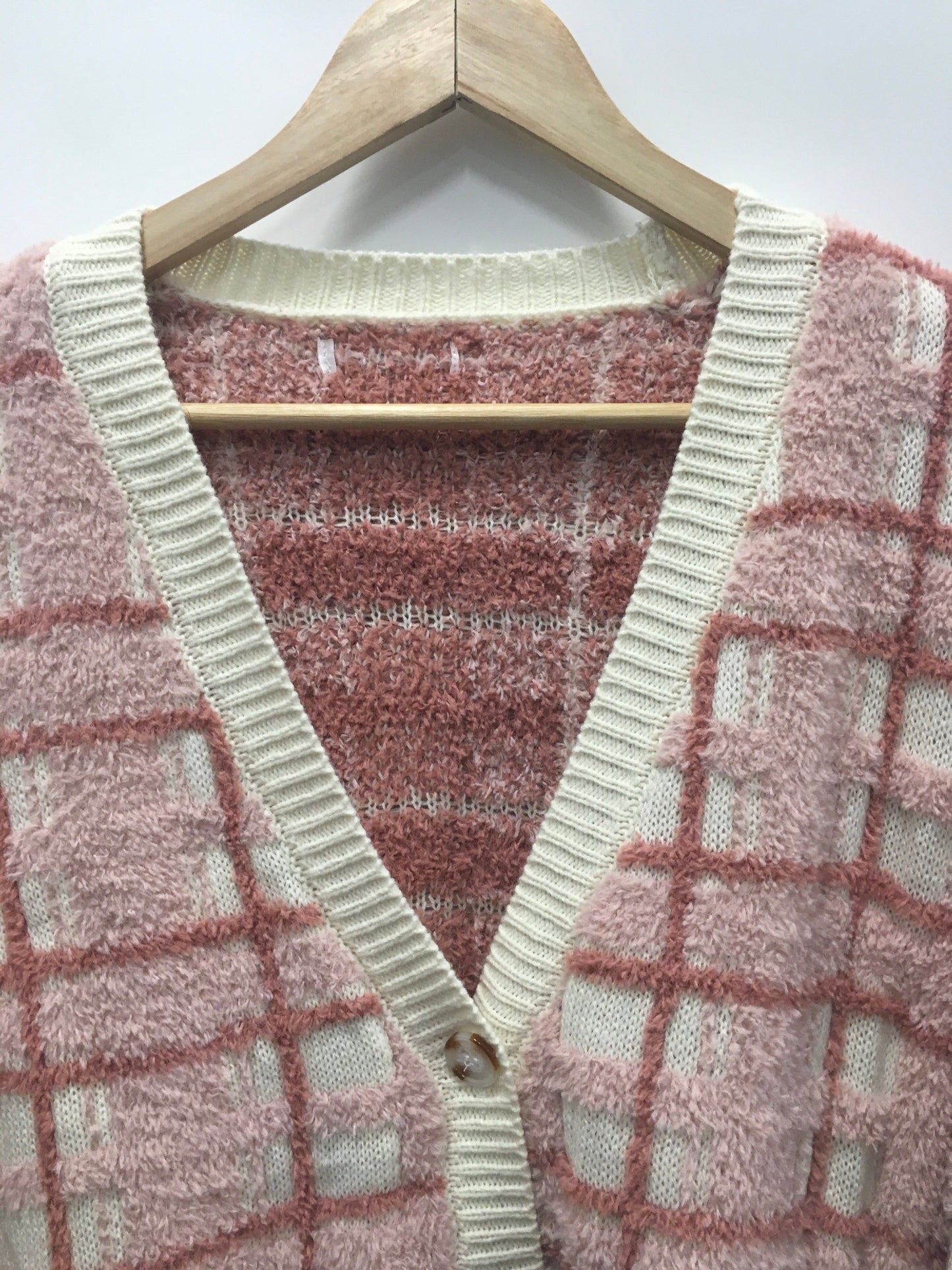Pink Sweater Cardigan Clothes Mentor, Size M