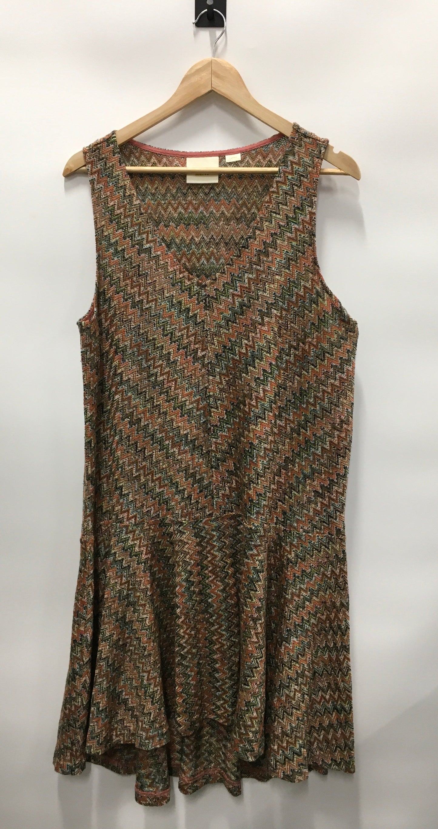 Multi-colored Dress Casual Short Maeve, Size L