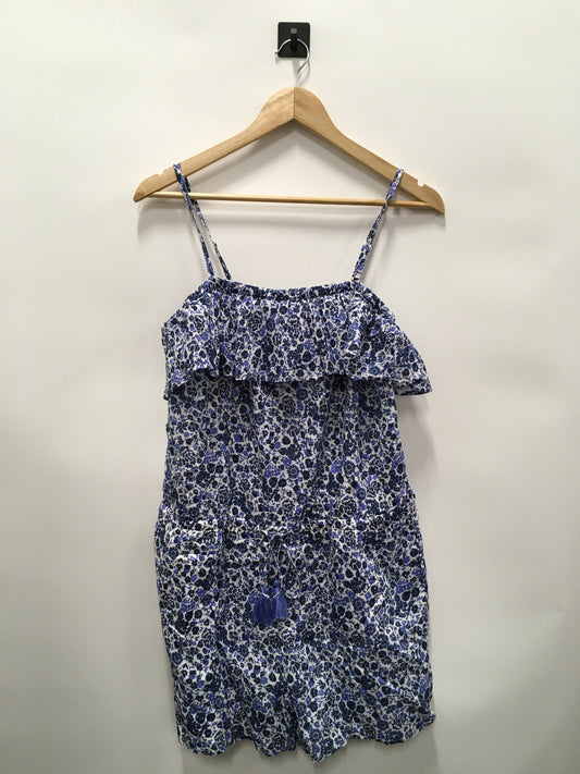 Romper By Vineyard Vines In Blue & White, Size: M