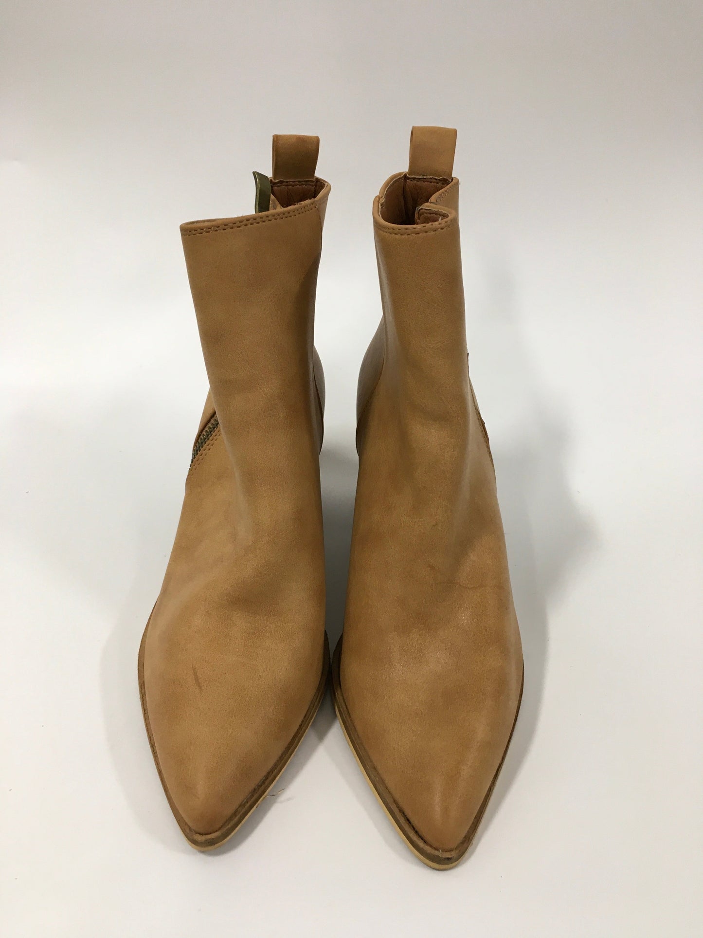 Tan Boots Ankle Heels Clothes Mentor, Size 6