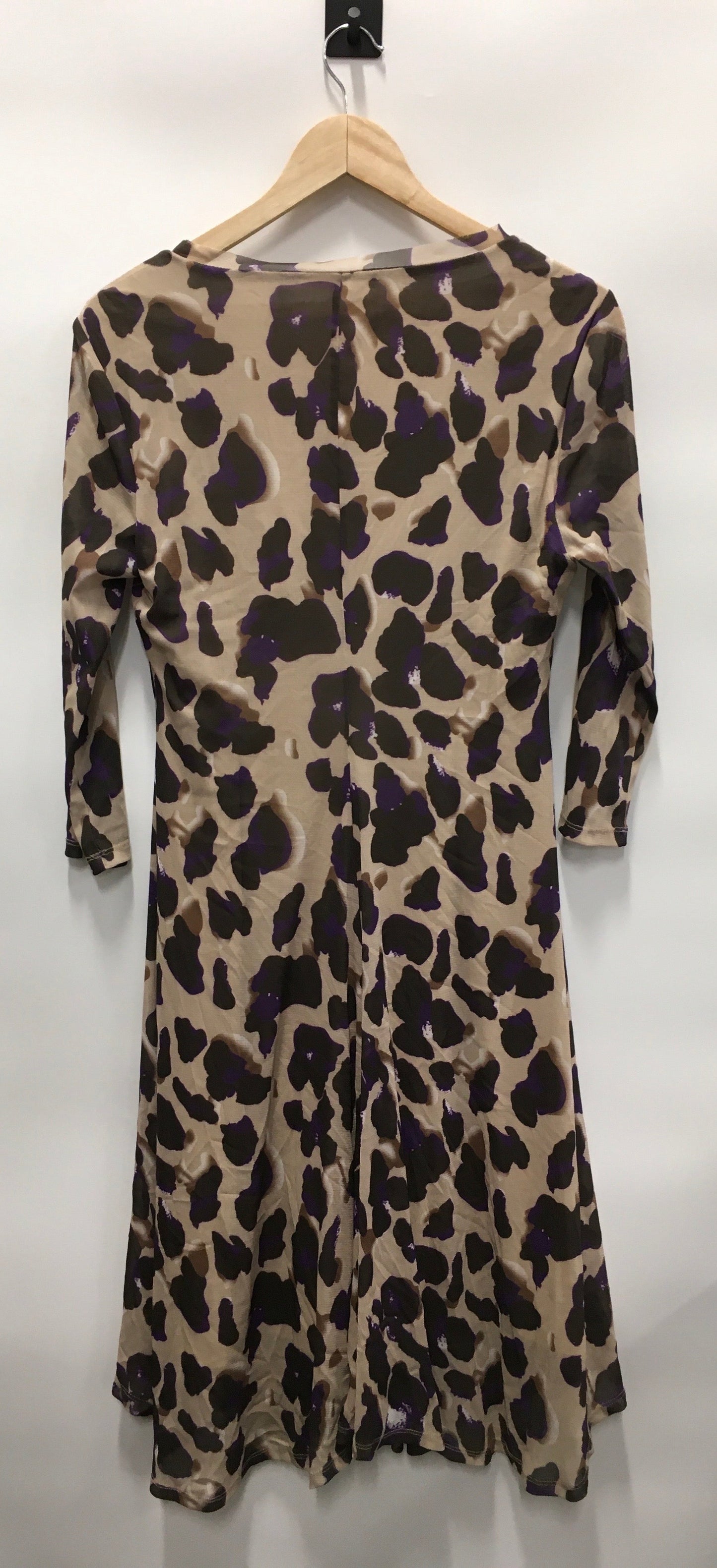 Animal Print Dress Casual Short Tahari By Arthur Levine, Size M