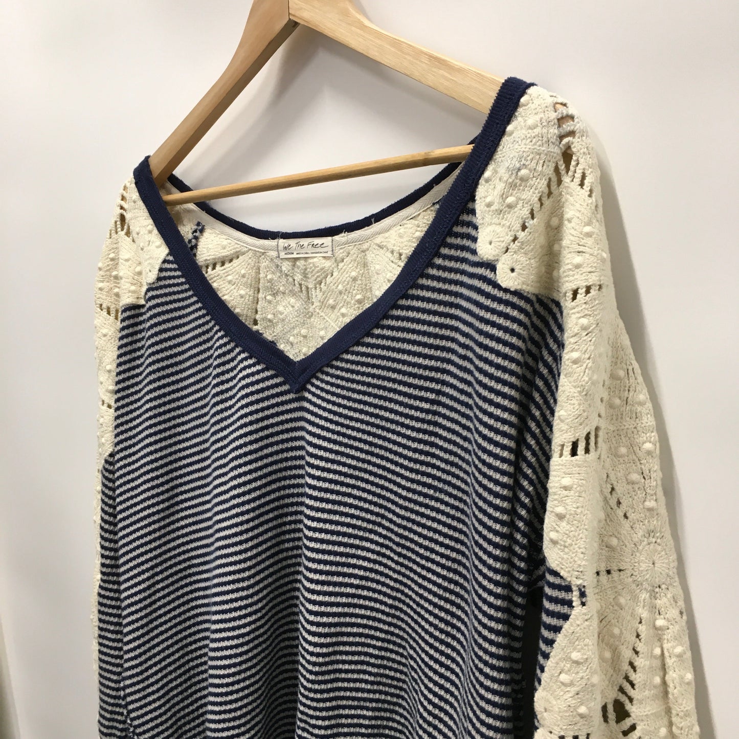 Striped Pattern Sweater We The Free, Size M