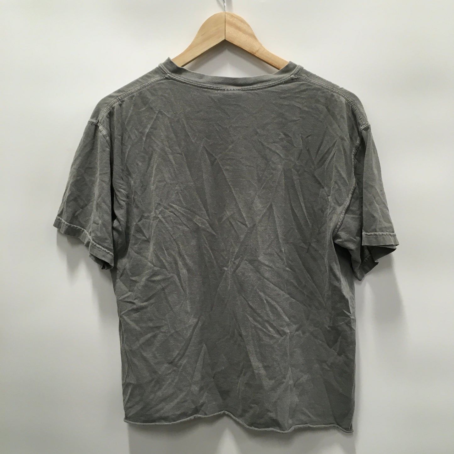 Grey Top Short Sleeve Basic Comfort Colors, Size M
