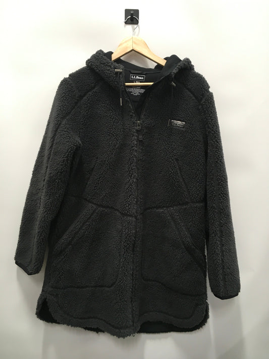 Grey Coat Faux Fur & Sherpa L.l. Bean, Size L