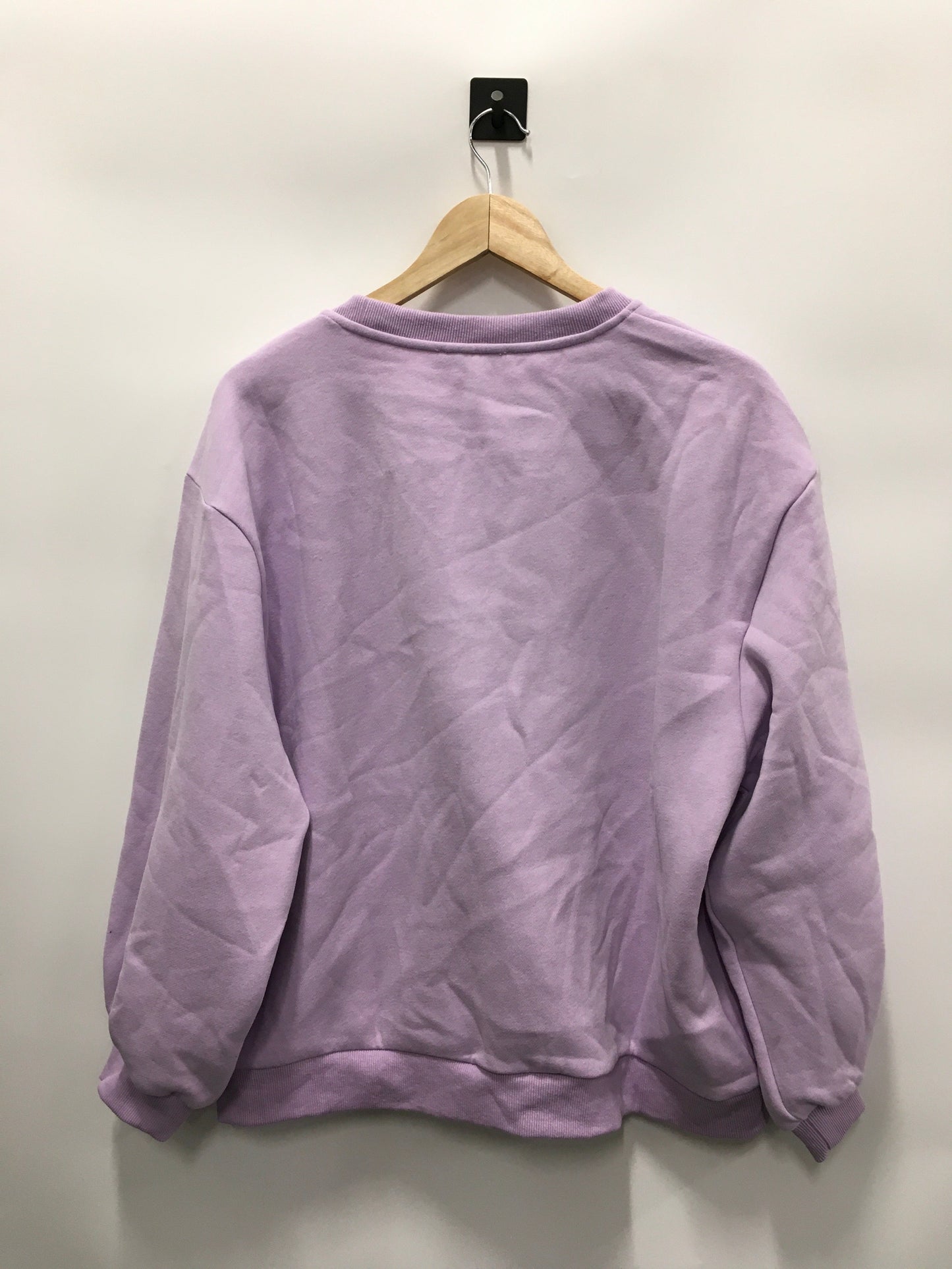 Purple Sweatshirt Crewneck She + Sky, Size M