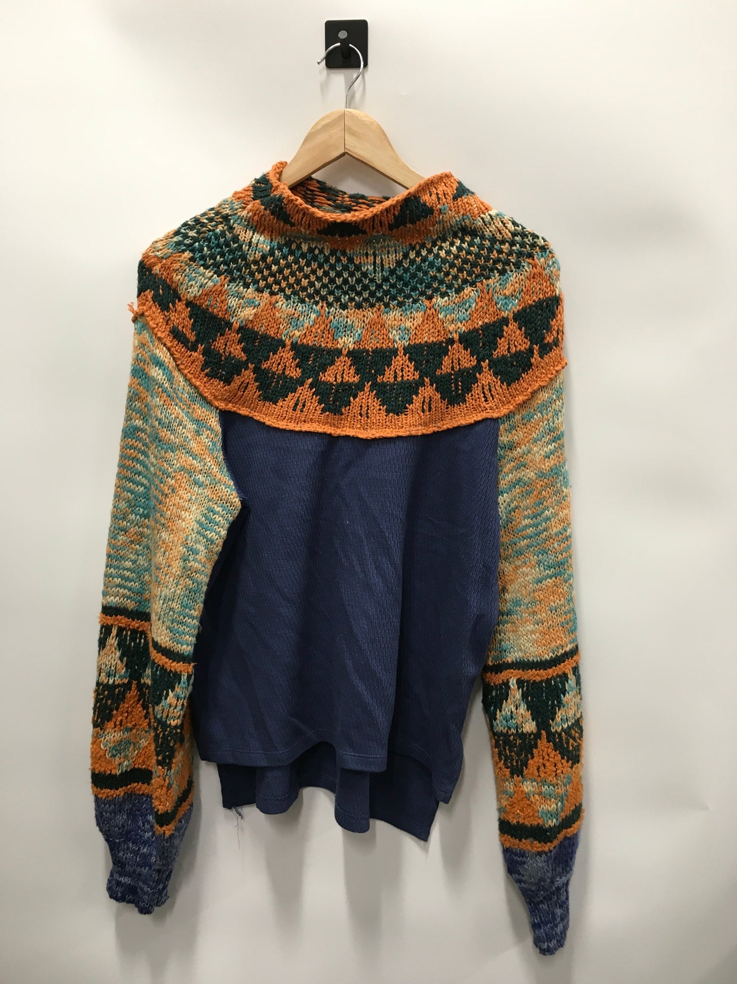 Blue & Green Sweater Free People, Size L