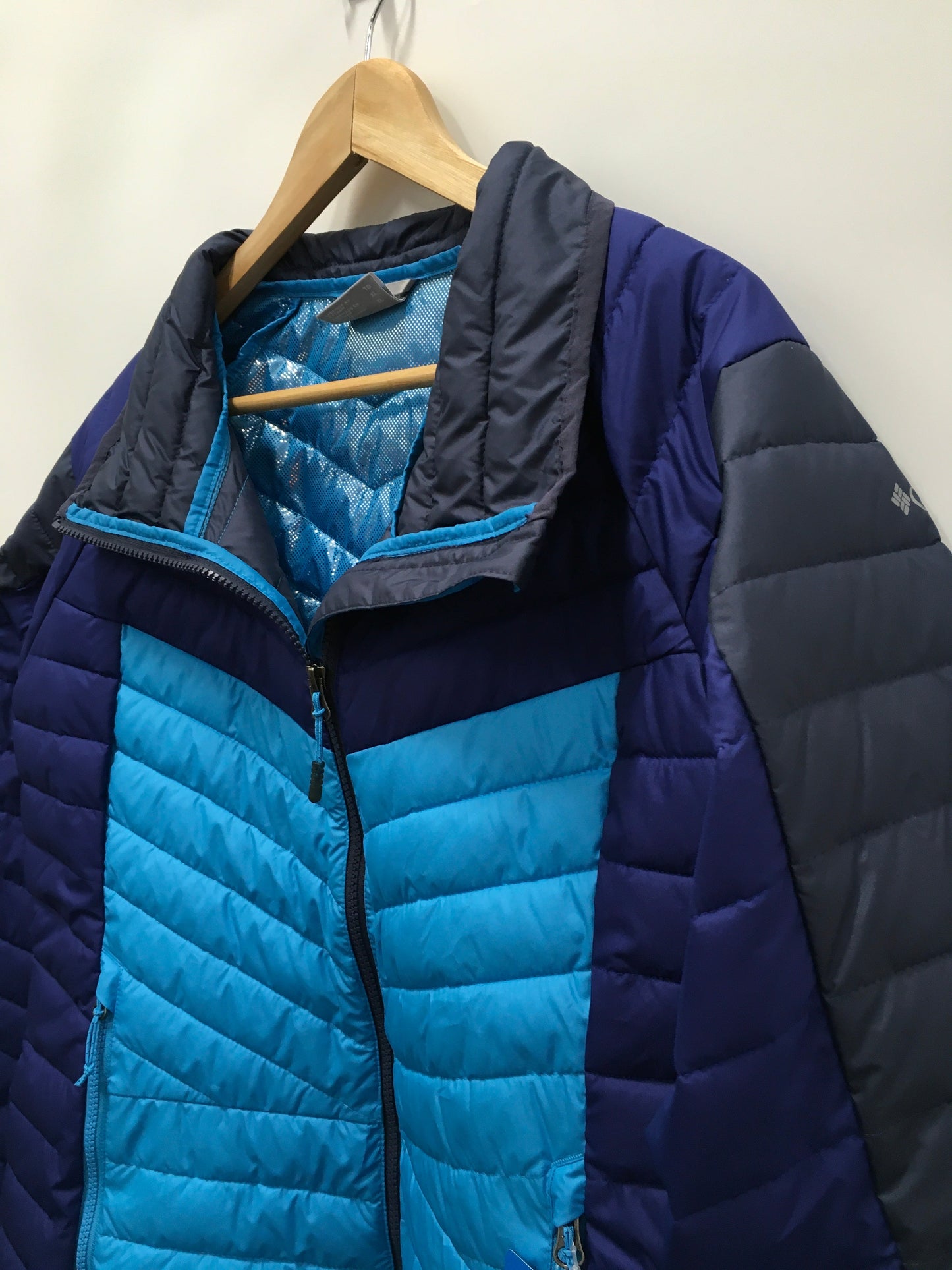 Navy Jacket Puffer & Quilted Columbia, Size Xl