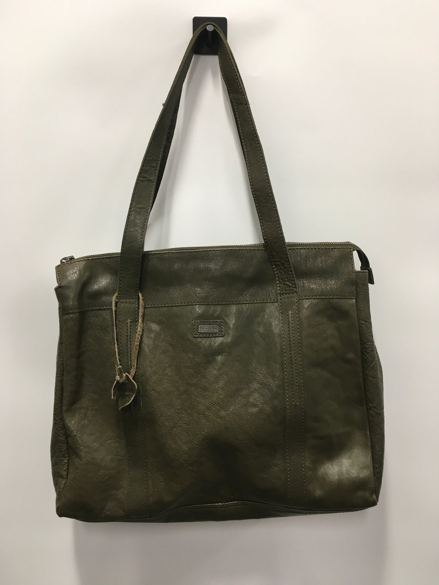 Handbag Leather By Clothes Mentor, Size: Large