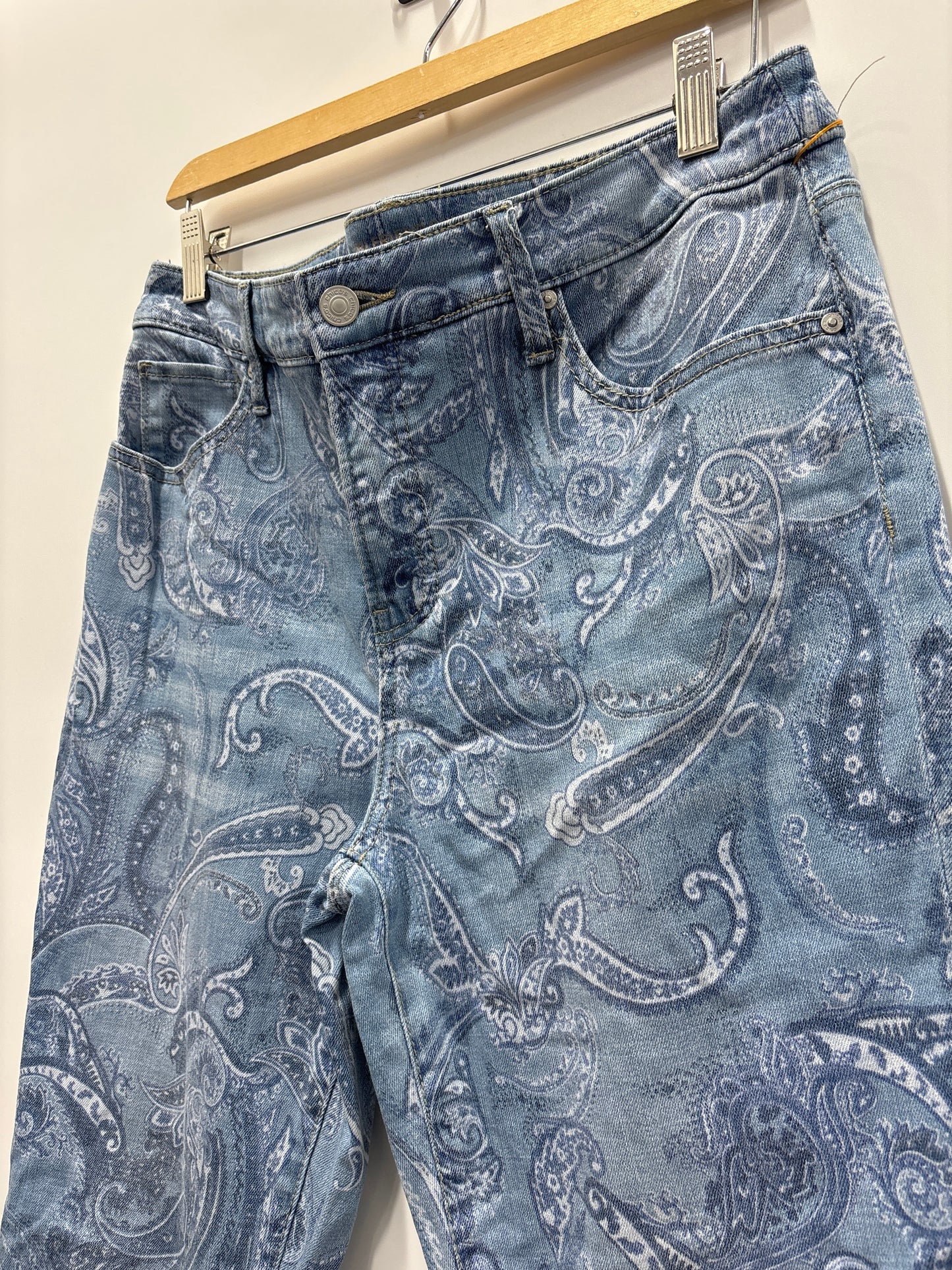 Jeans Skinny By Chicos In Blue Denim, Size: 8tall