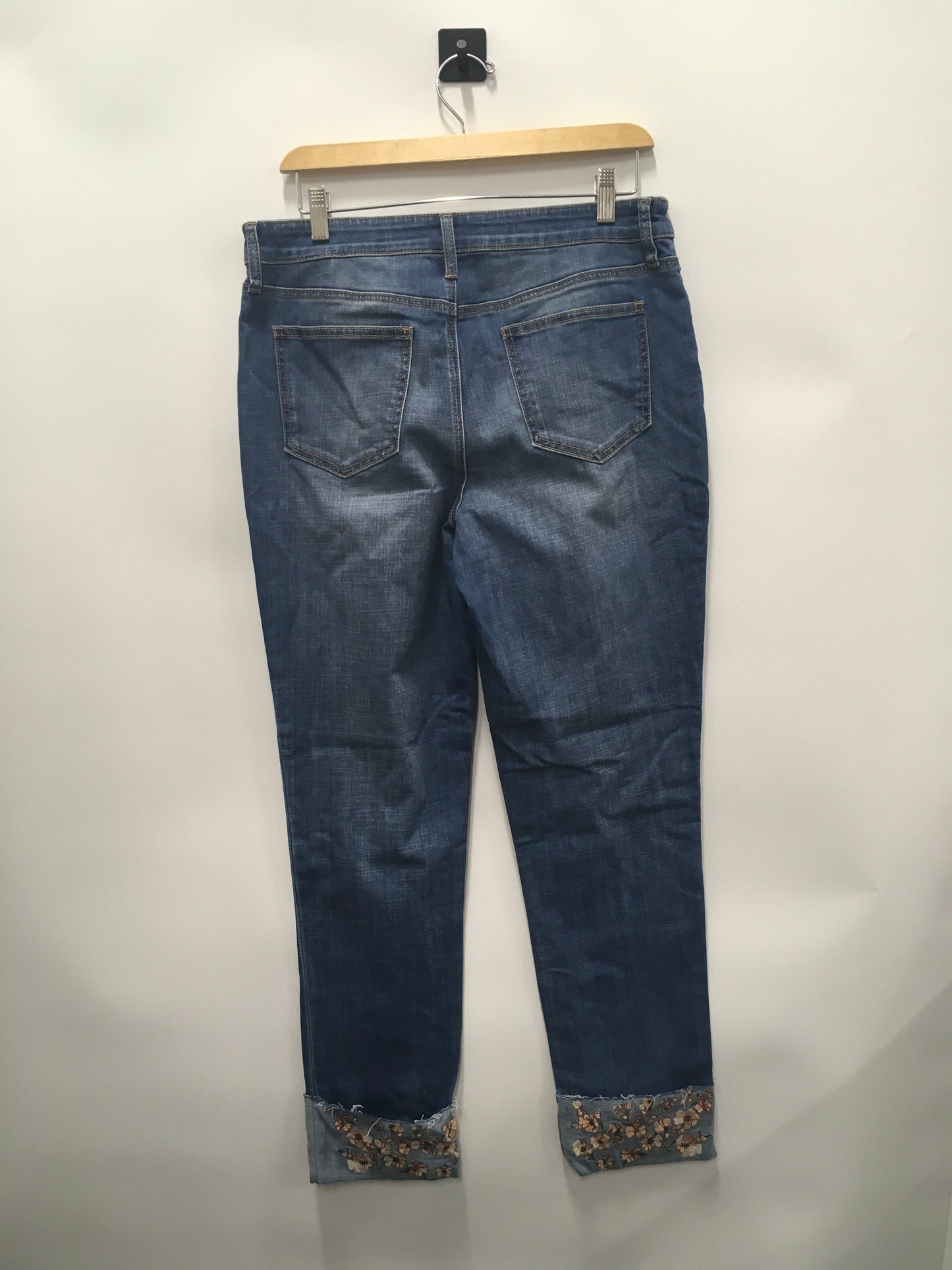 Jeans Skinny By Chicos In Blue Denim, Size: 8tall