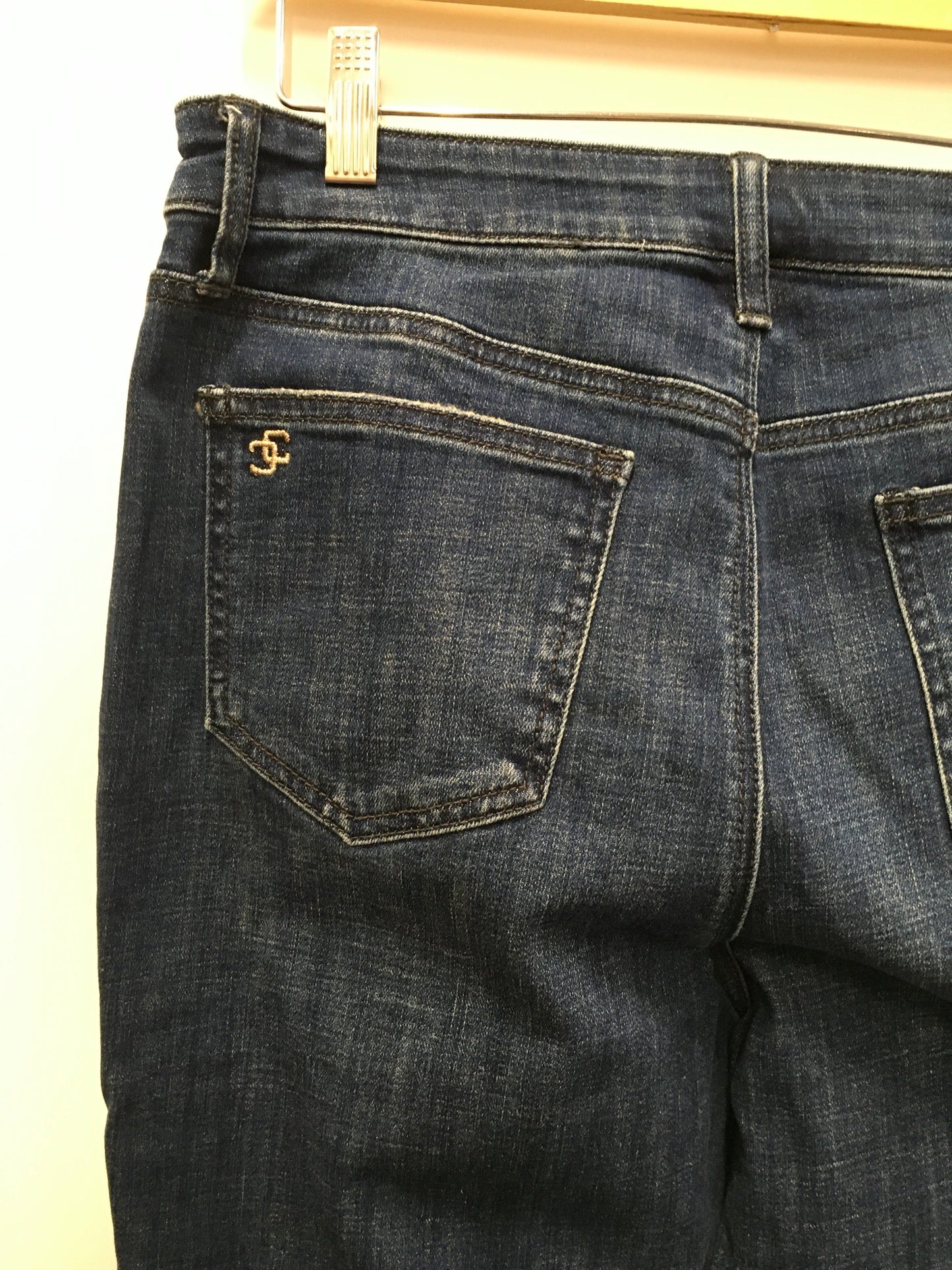 Blue Denim Jeans Skinny Chicos, Size 8tall