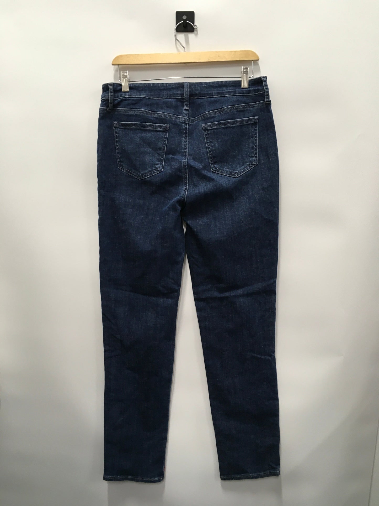 Blue Denim Jeans Skinny Chicos, Size 8tall