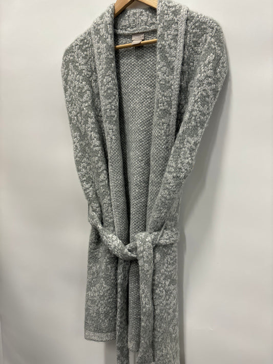 Vest Sweater By Chicos In Grey, Size: M