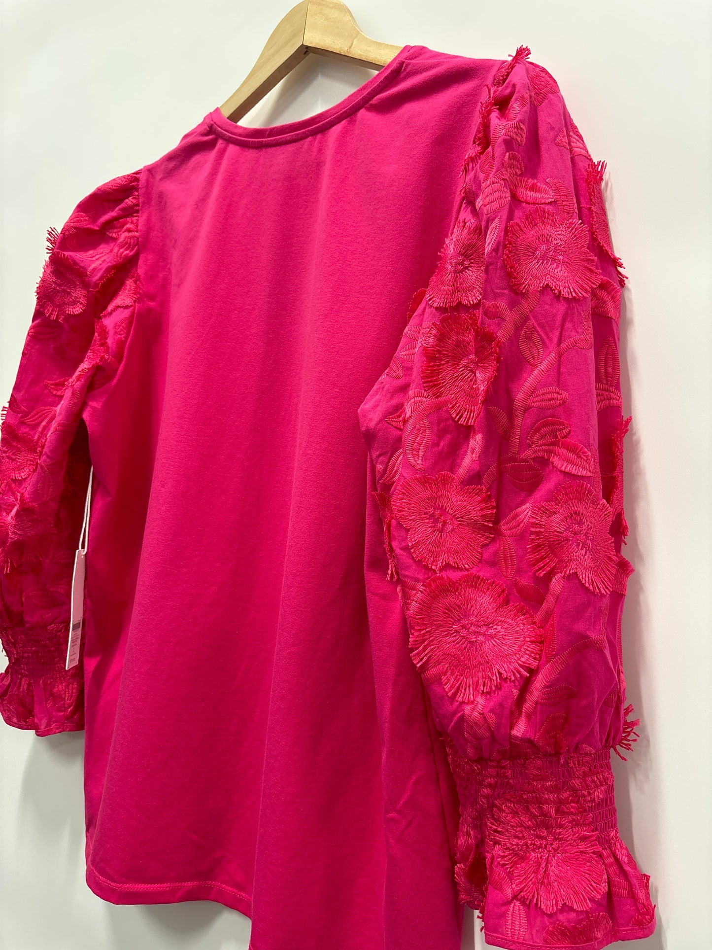 Top Long Sleeve By Chicos In Pink, Size: L