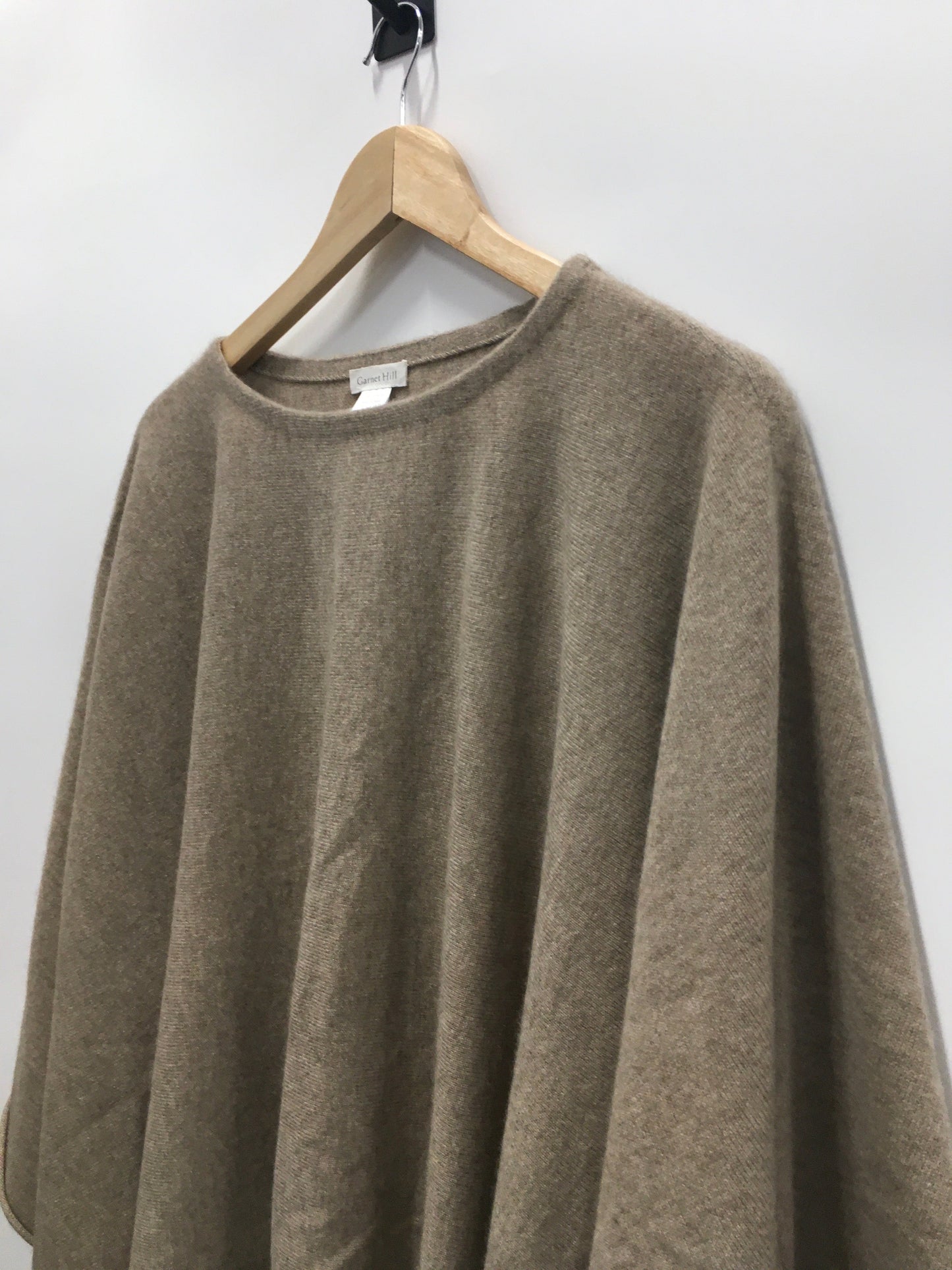 Poncho By Garnet Hill In Beige, Size: Onesize