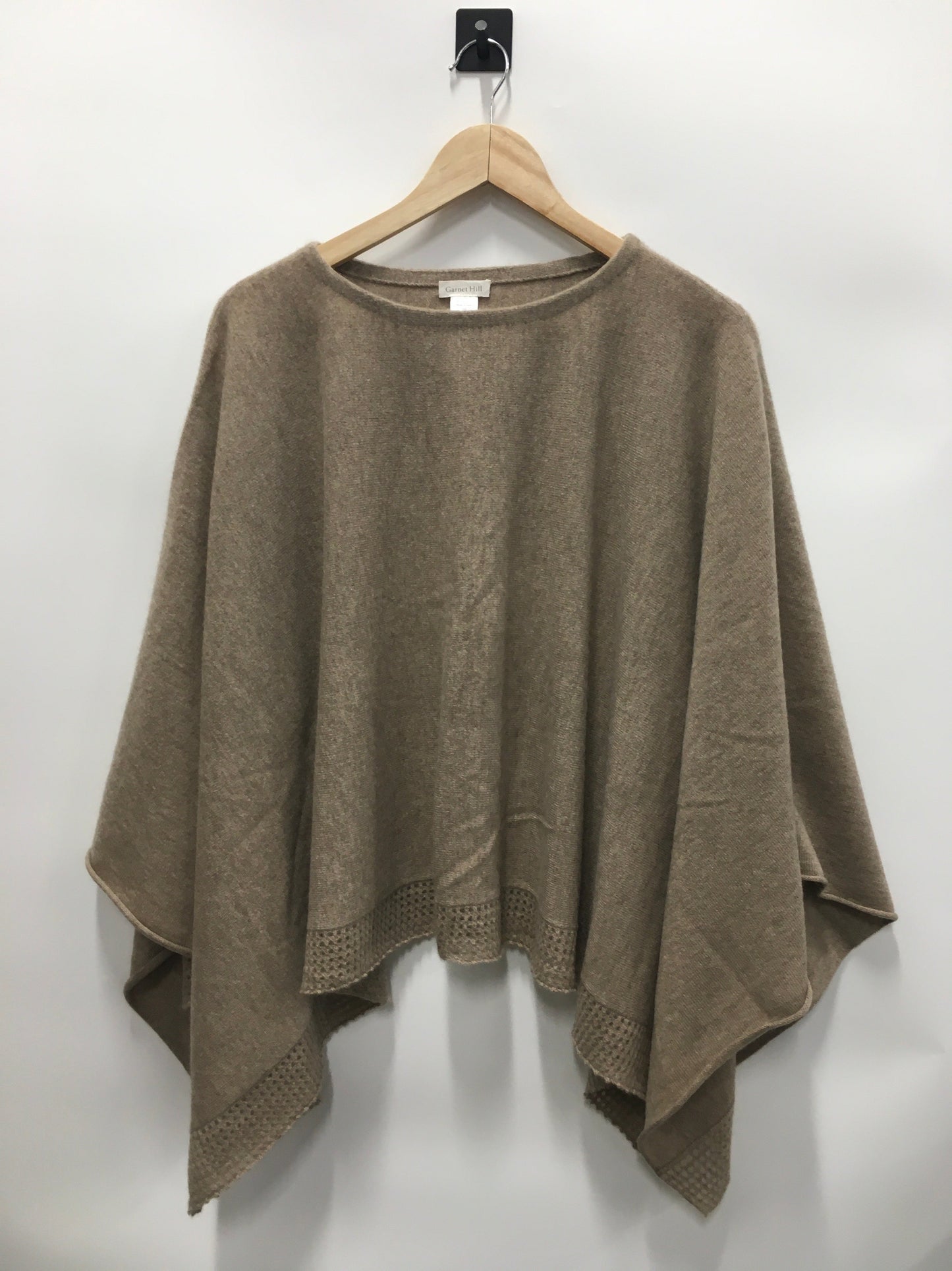 Poncho By Garnet Hill In Beige, Size: Onesize