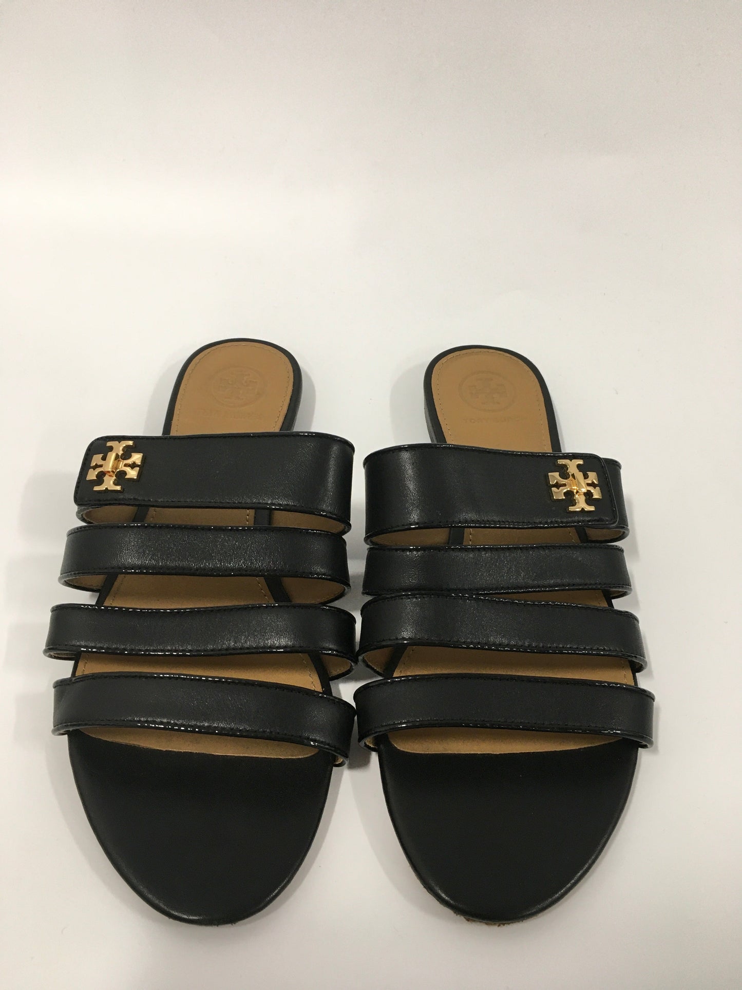 Sandals Flats By Tory Burch In Black, Size: 7.5