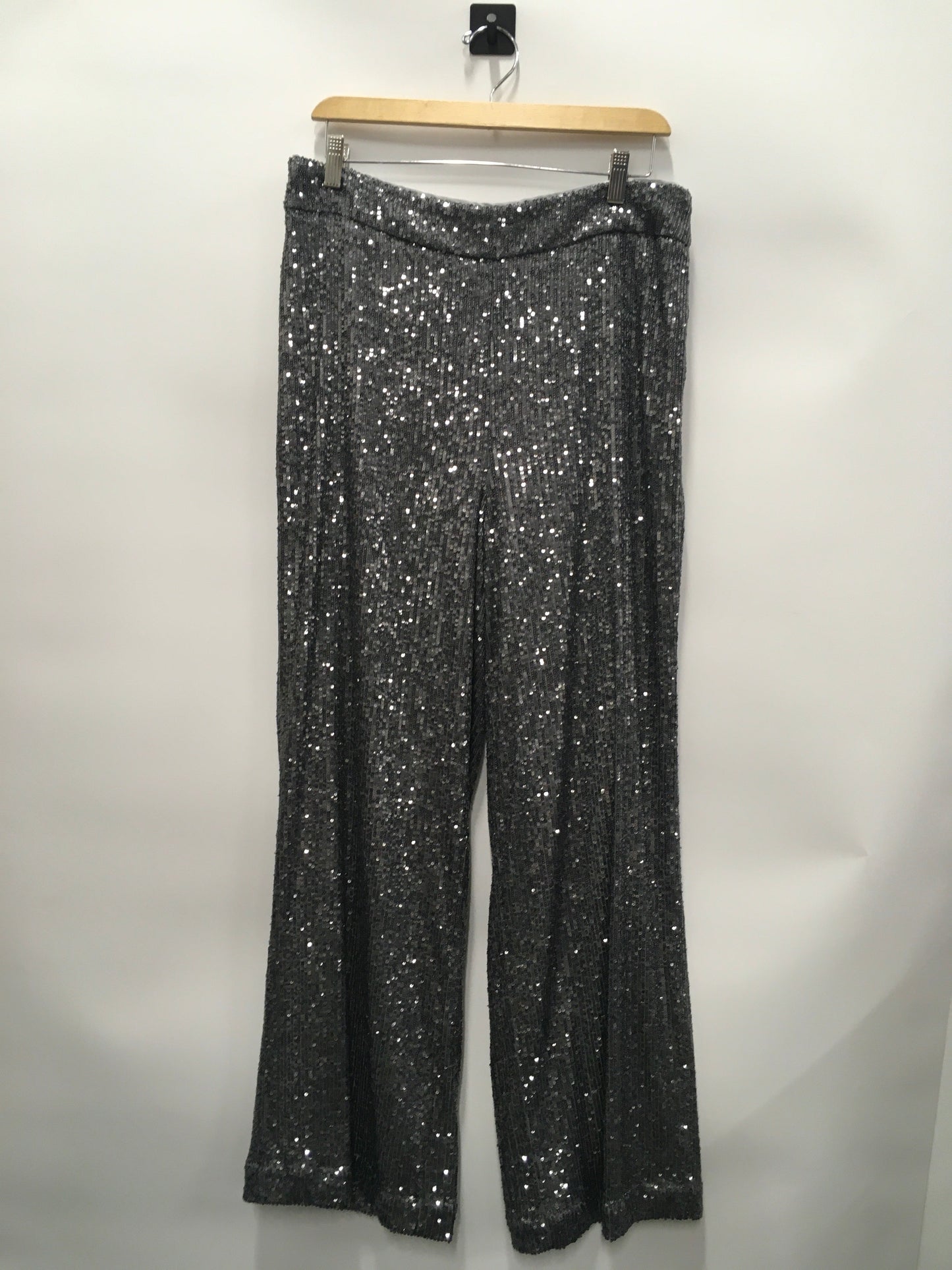 Pants Wide Leg By Loft In Silver, Size: 10