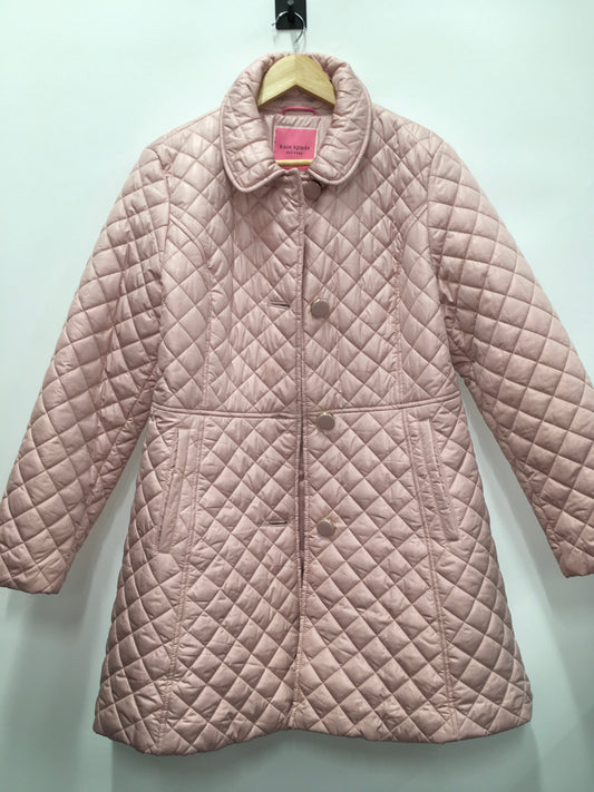 Coat Designer By Kate Spade In Pink, Size: L