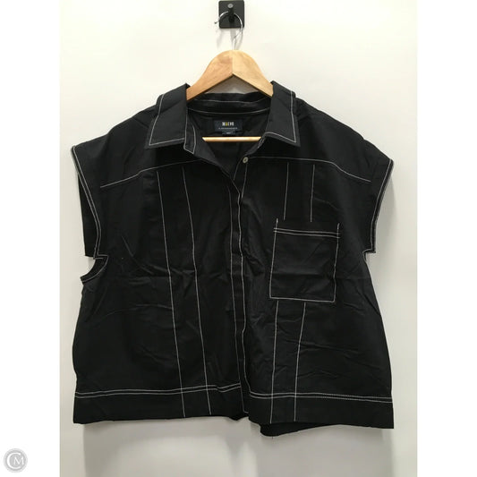 Top Short Sleeve By Maeve In Black, Size: Xl