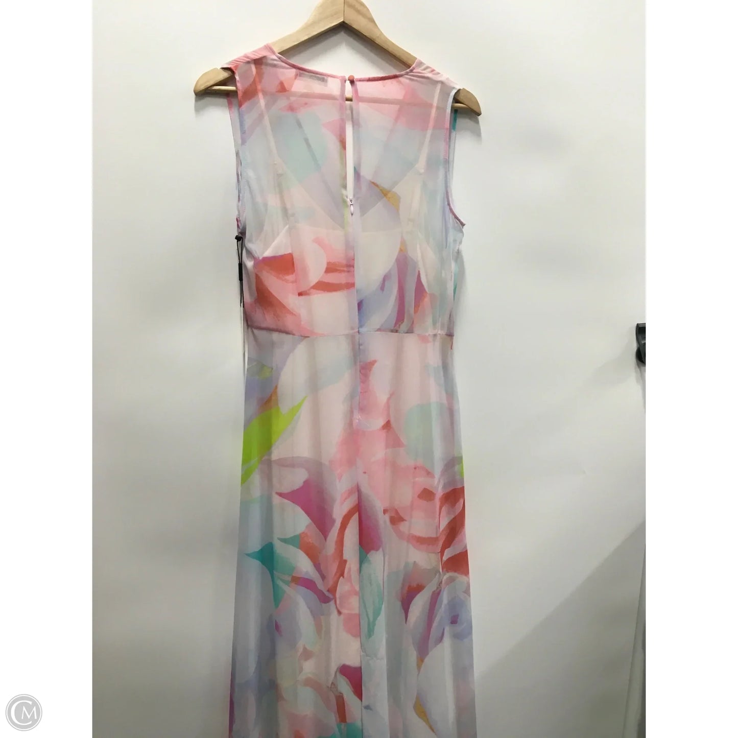 Dress Casual Maxi By Calvin Klein In Multi-colored, Size: M
