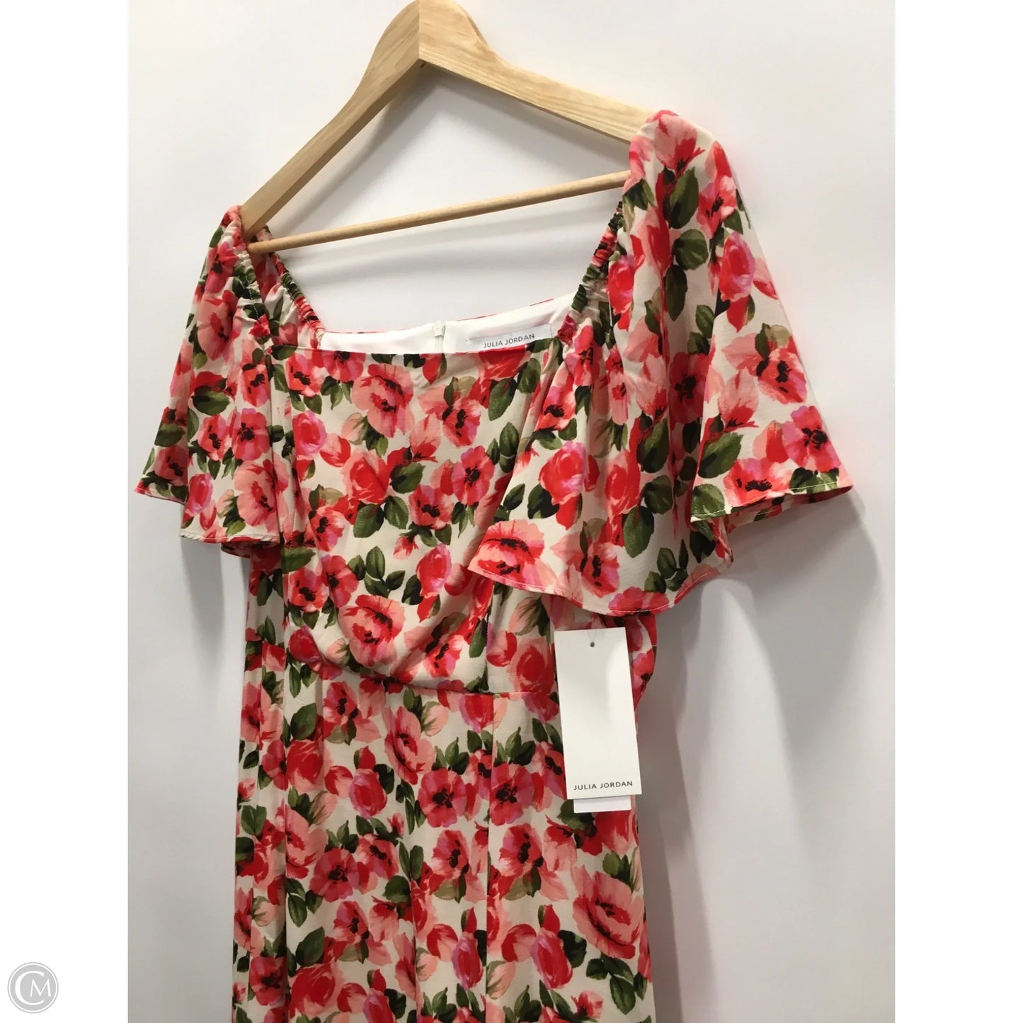 Dress Casual Midi By JULIA JORDAN In Floral Print, Size: L