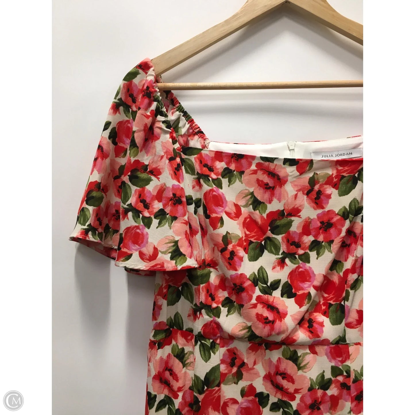 Dress Casual Midi By JULIA JORDAN In Floral Print, Size: L