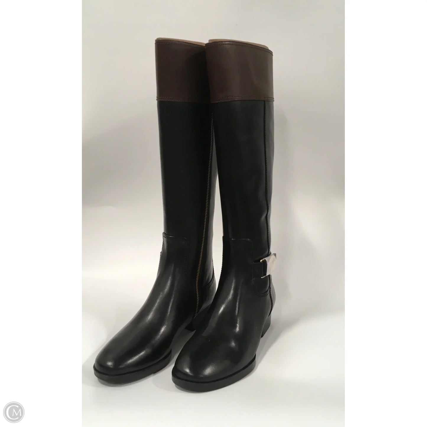 Boots Designer By Michael Kors In Black, Size: 8.5