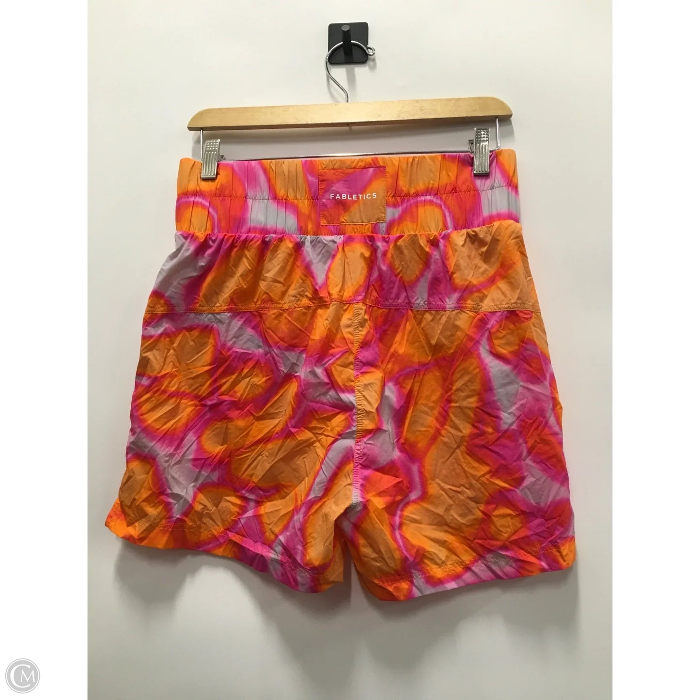 Athletic Shorts By Fabletics In Orange & Pink, Size: M