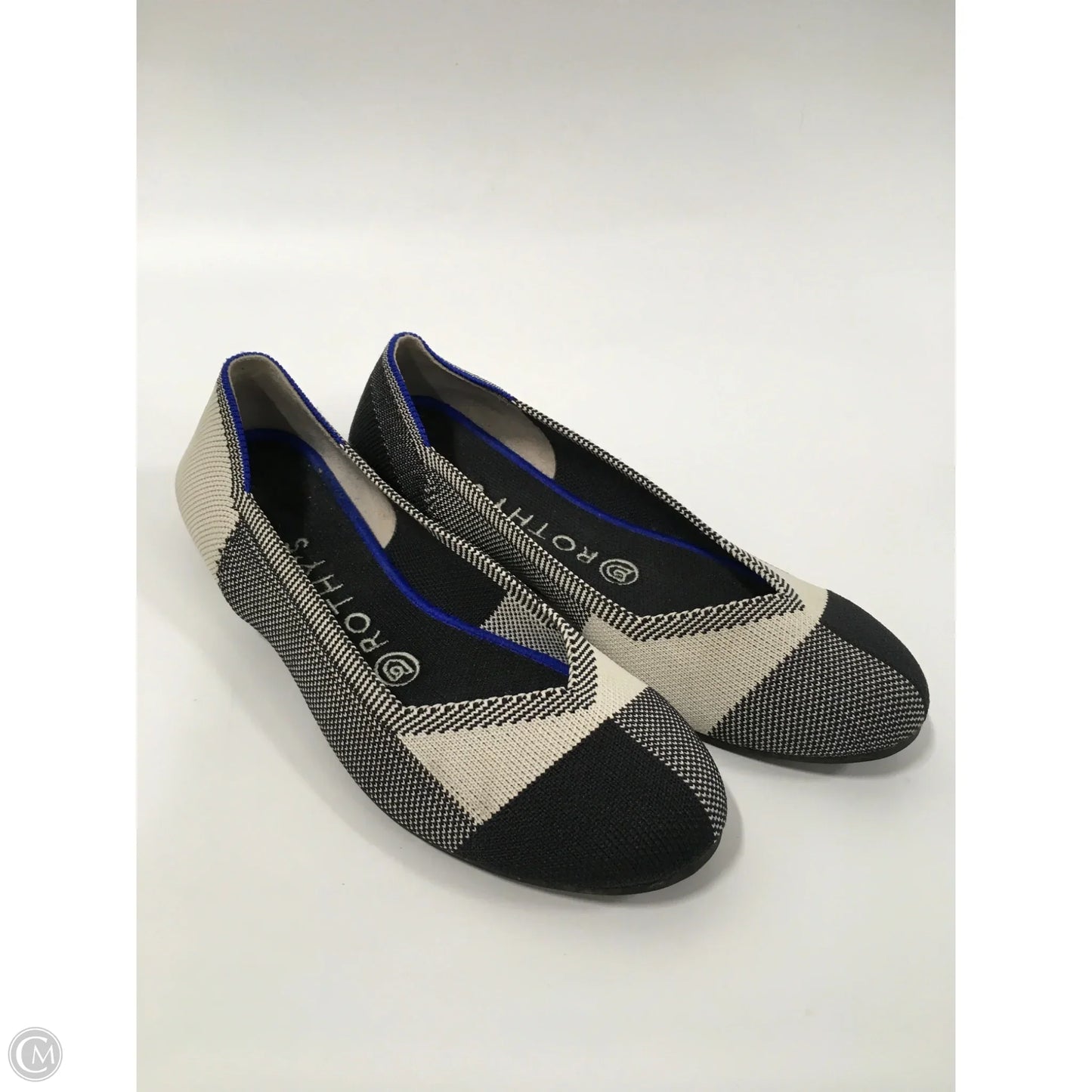 Shoes Flats By Rothys In Plaid Pattern, Size: 7